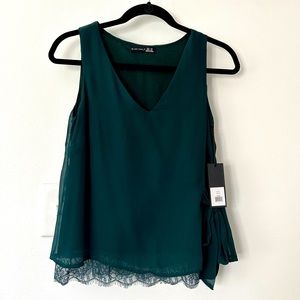 Black Tape green blouse